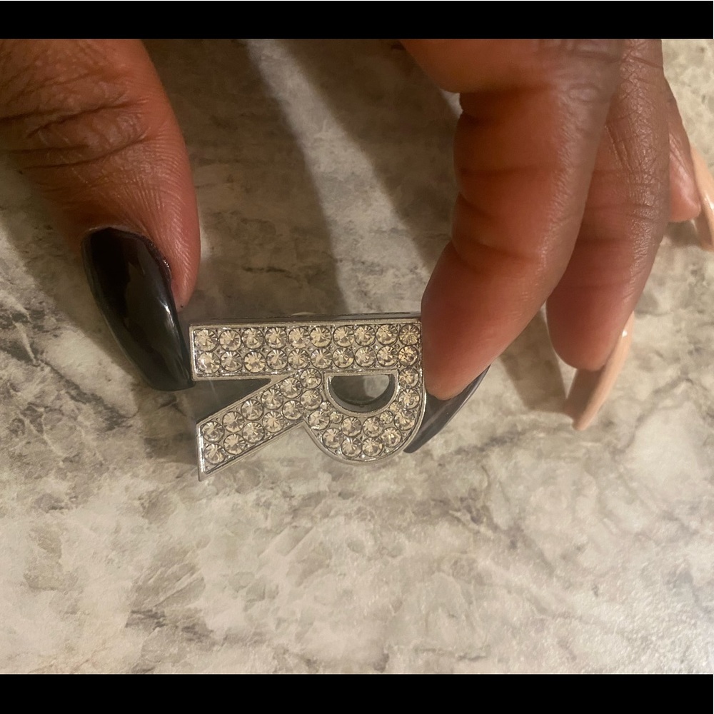 R Croc charm